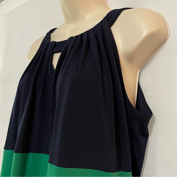 En Focus Studio Color Block Stretchy Halter Dress - Picture 5 of 11